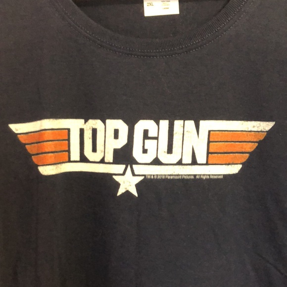Top Gun navy blue tee NWOT - Picture 2 of 4